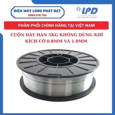 Cuộn dây hàn MIG không dùng khí 5kg - kích cỡ 1.0mm