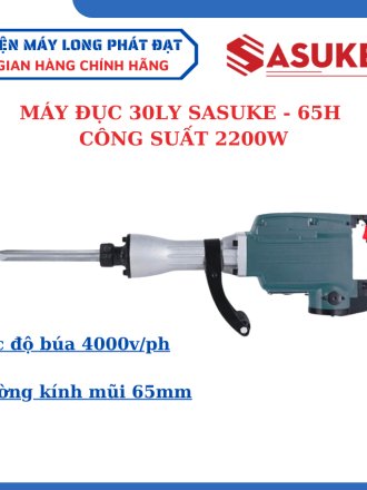 Máy đục bê tông 30li thương hiệu SASUKE SSK-65H công suất 2200w mạnh mẽ