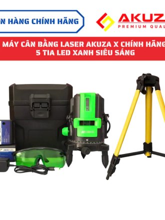 MÁY CÂN BẰNG LASER 5 TIA XANH SIÊU SÁNG AKUZA X + CHÂN 1m2