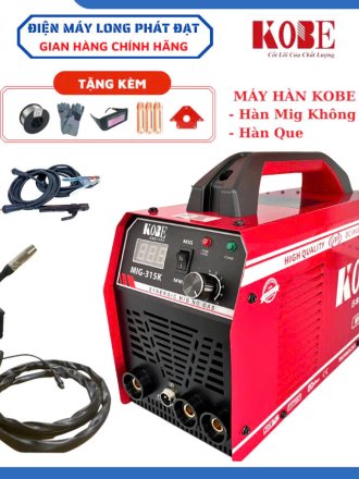 Máy hàn mig KOBE 315K 2 chức năng mig không khí và que cho thợ và gia đình MẪU MỚI NHẤT 2024